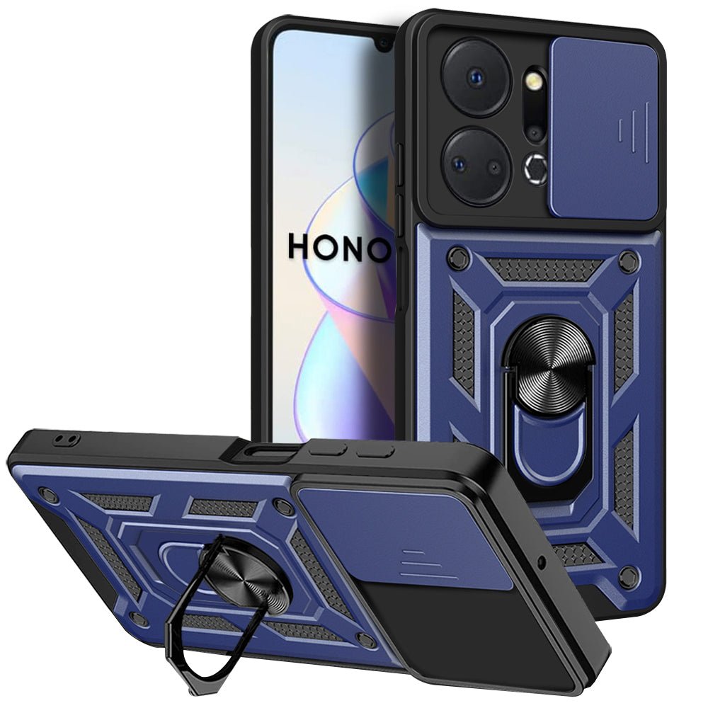 Puzdro pre Honor X7a, Techsuit, CamShield, Modrá