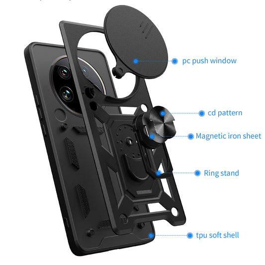 Puzdro pre Honor X9c / Magic7 Lite, Techsuit, CamShield, Zelené