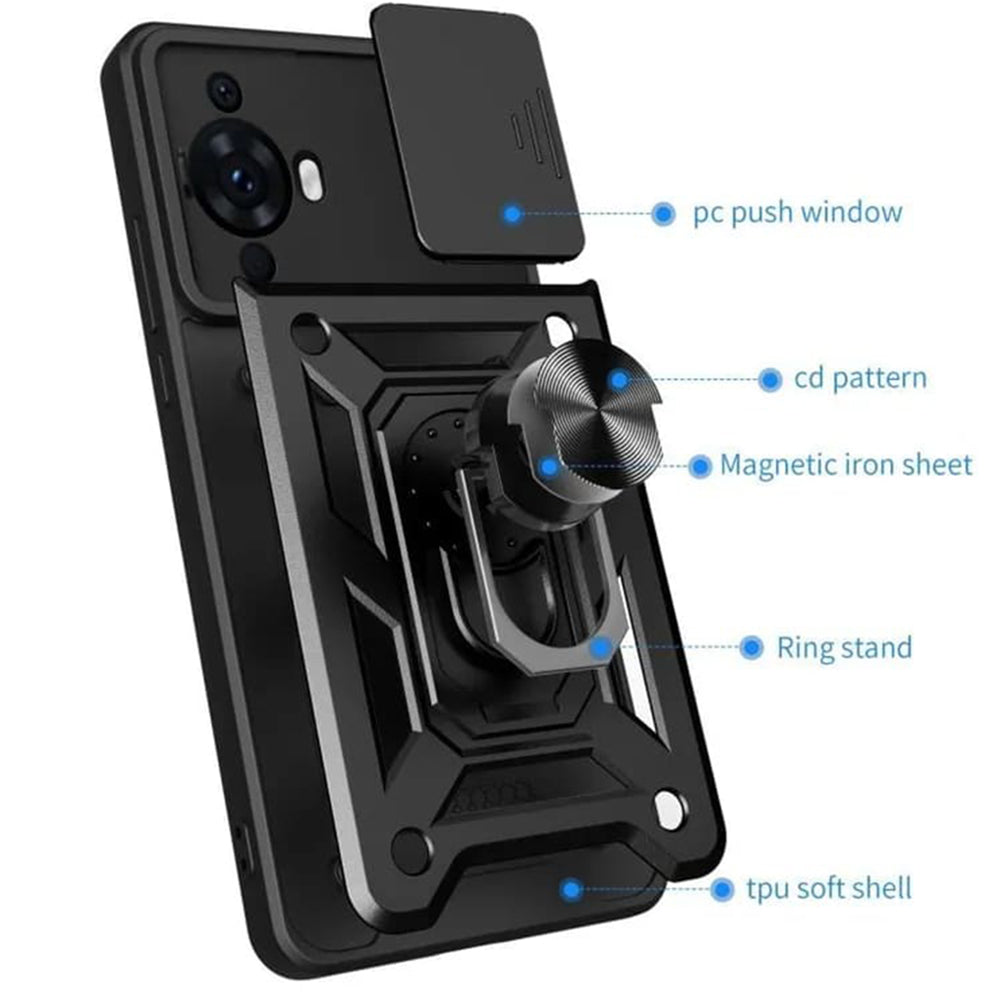 Puzdro pre Huawei nova 12s / nova 11, Techsuit, CamShield, Modrá
