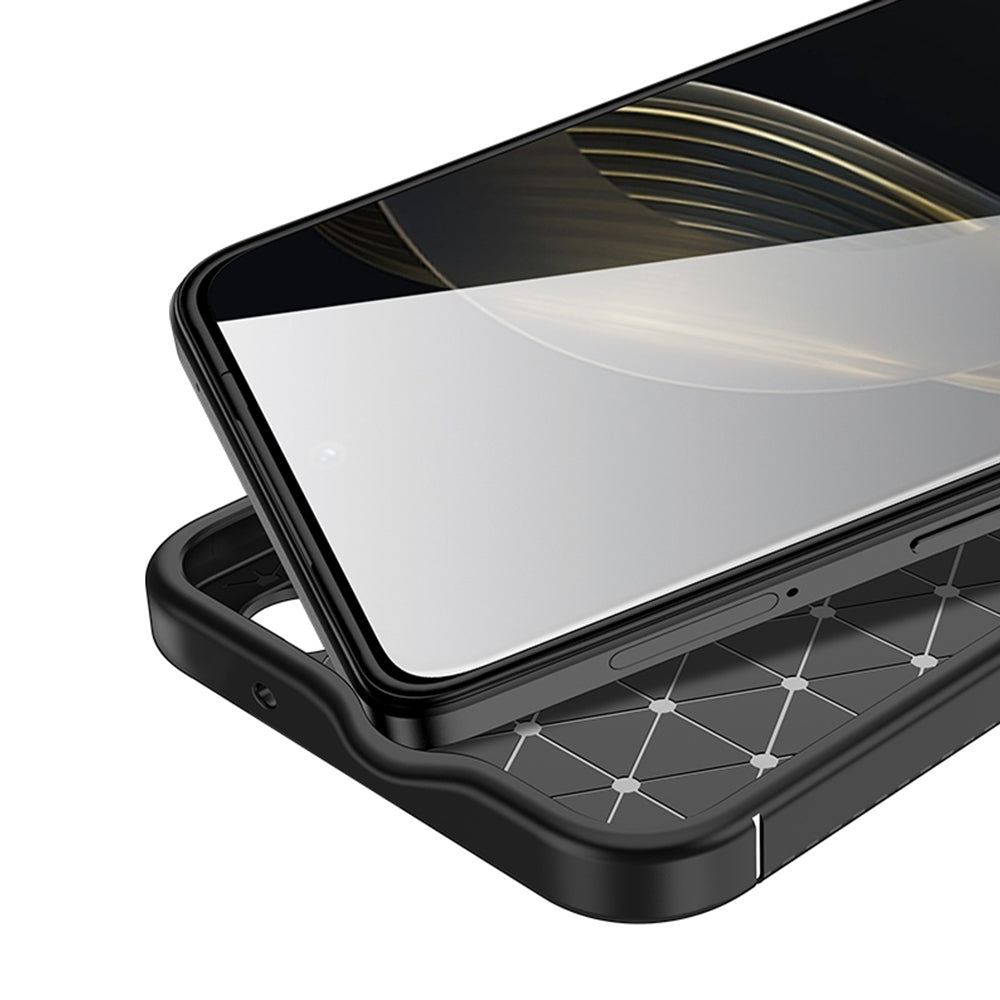 Puzdro pre Huawei nova 12s / nova 11, Techsuit, CarbonFiber, Čierna