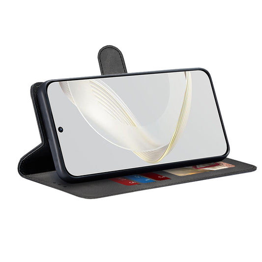 Obal na Huawei nova 12s / nova 11, Techsuit, Diary Book, čierny