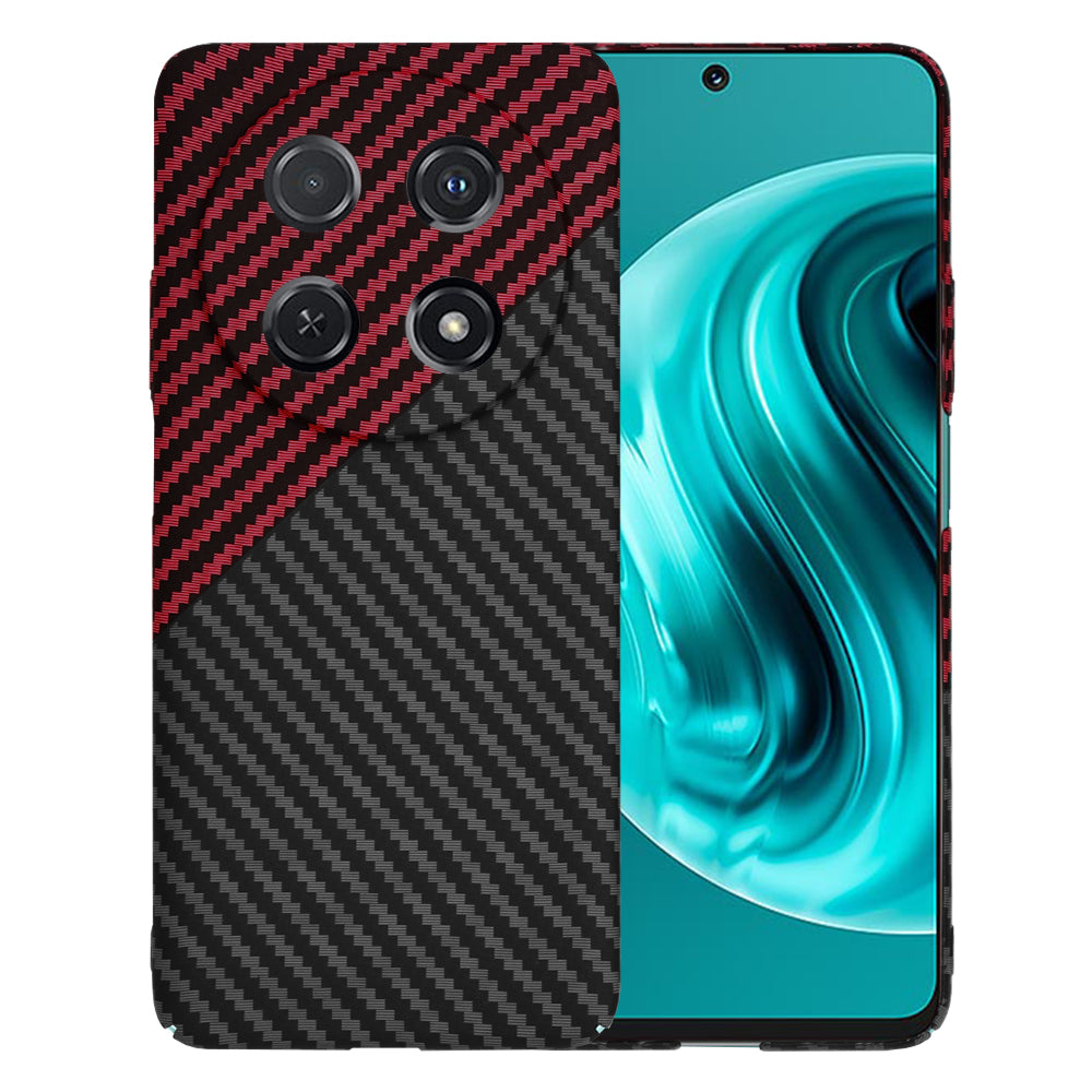 Puzdro pre Huawei nova 13i / nova 12i, Techsuit, Carbonite FiberShell, Čierno-červené