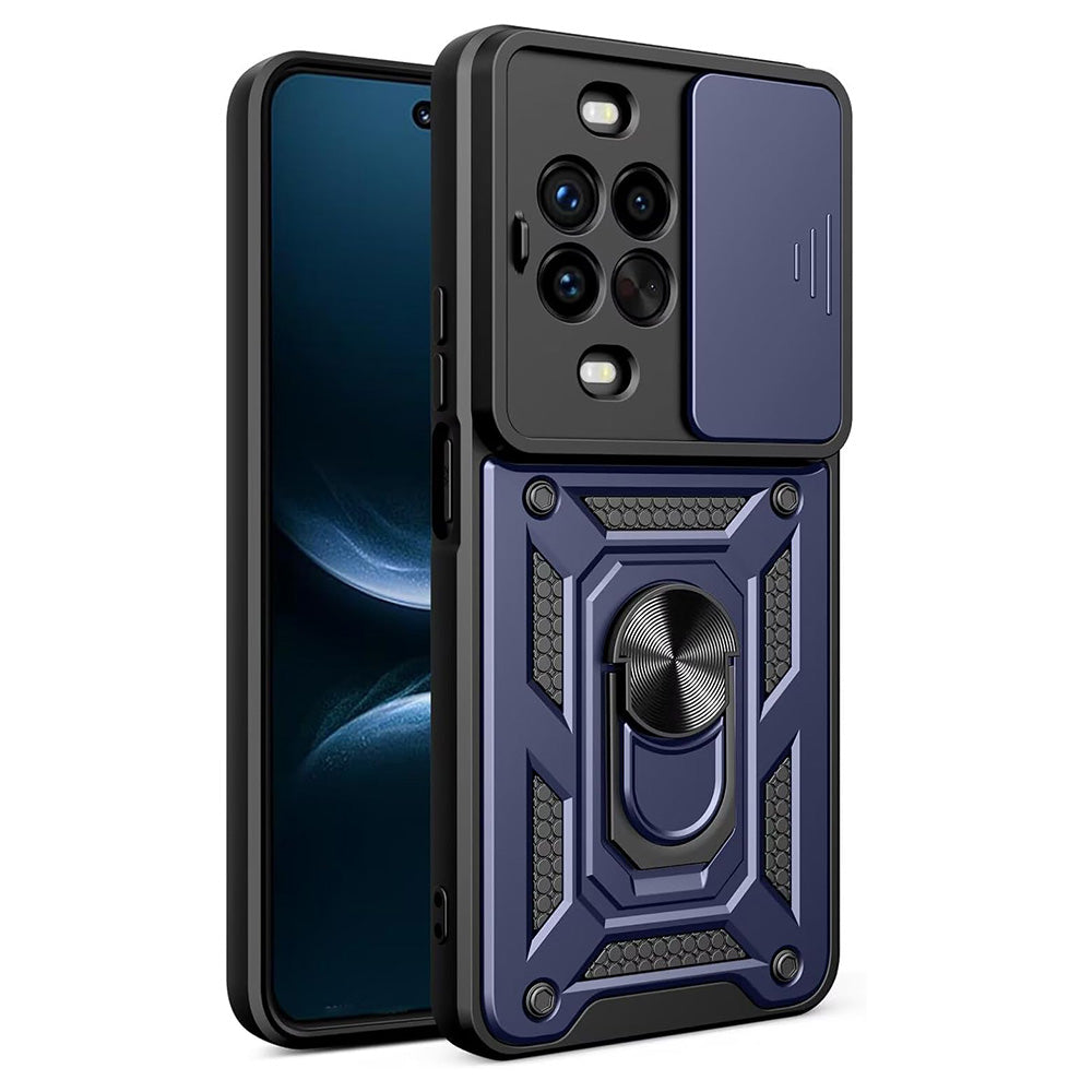 Puzdro pre Huawei nova 14 Pro, Techsuit, CamShield, Modrá