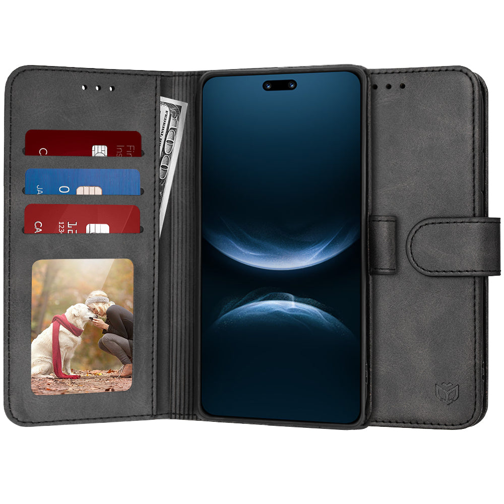 Puzdro pre Huawei nova 14 Pro, Techsuit, Diary Book, Čierne