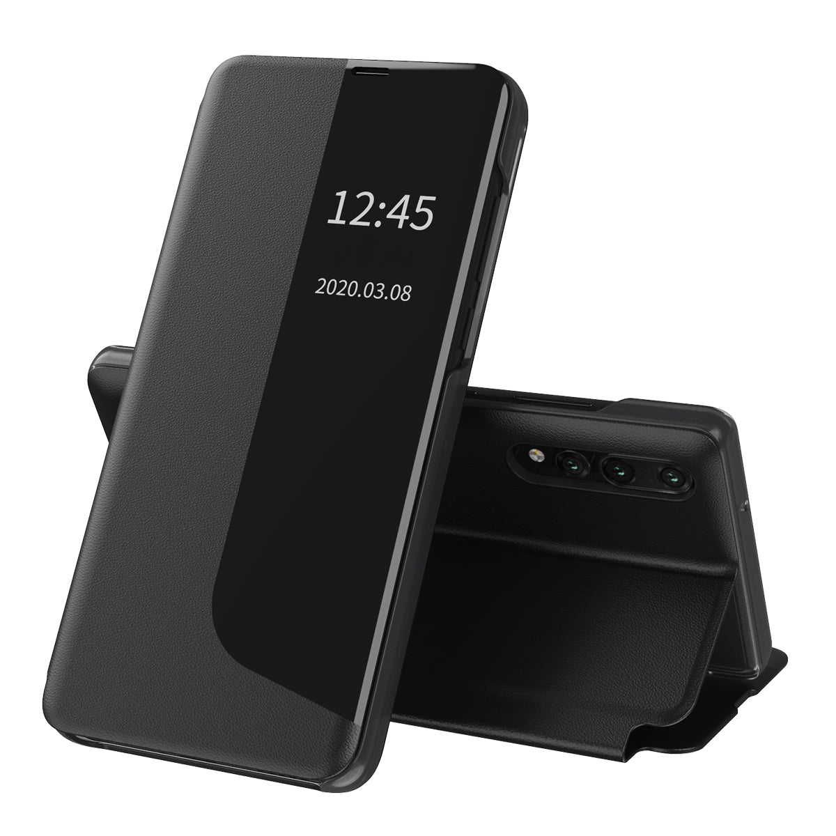 Puzdro pre Huawei P20 Pro, Techsuit, eFold, čierne