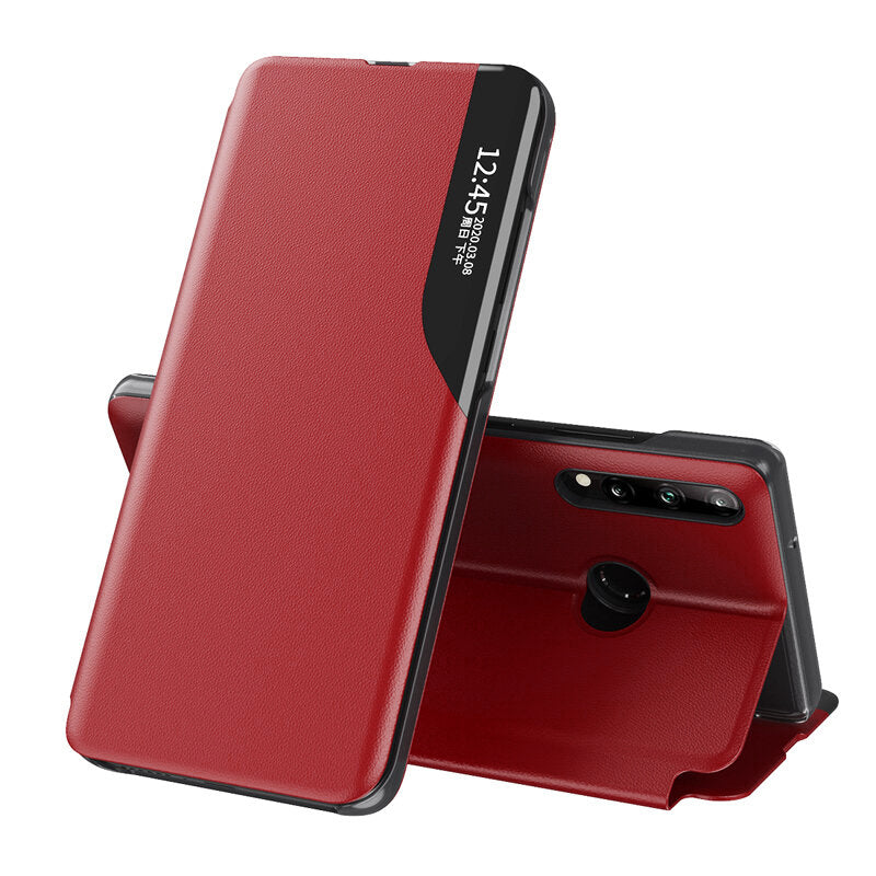 Puzdro pre Huawei P30 lite New Edition / P30 lite, Techsuit, eFold, Červené