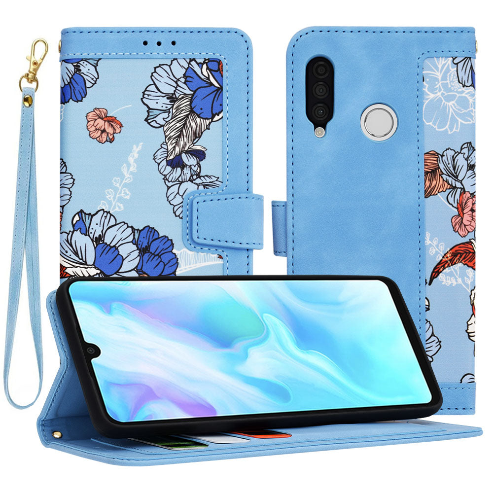 Puzdro pre Huawei P30 lite New Edition / P30 lite, Techsuit, FlipCraft, modrá