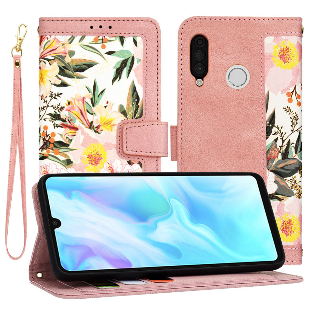 Puzdro pre Huawei P30 lite New Edition / P30 lite, Techsuit, FlipCraft, Ružové