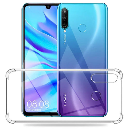 Obal na Huawei P30 lite New Edition / P30 lite, Techsuit, nárazuvzdorný priehľadný, transparentný