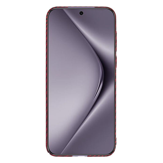 Puzdro pre Huawei Pura 70 Pro, Techsuit, Carbonite FiberShell, Červené