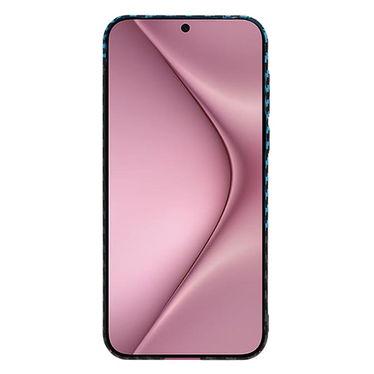 Puzdro pre Huawei Pura 70, Techsuit, Carbonite FiberShell, Čierna Bleu