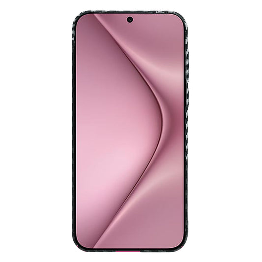 Puzdro pre Huawei Pura 70, Techsuit, Carbonite FiberShell, Čierno sivé