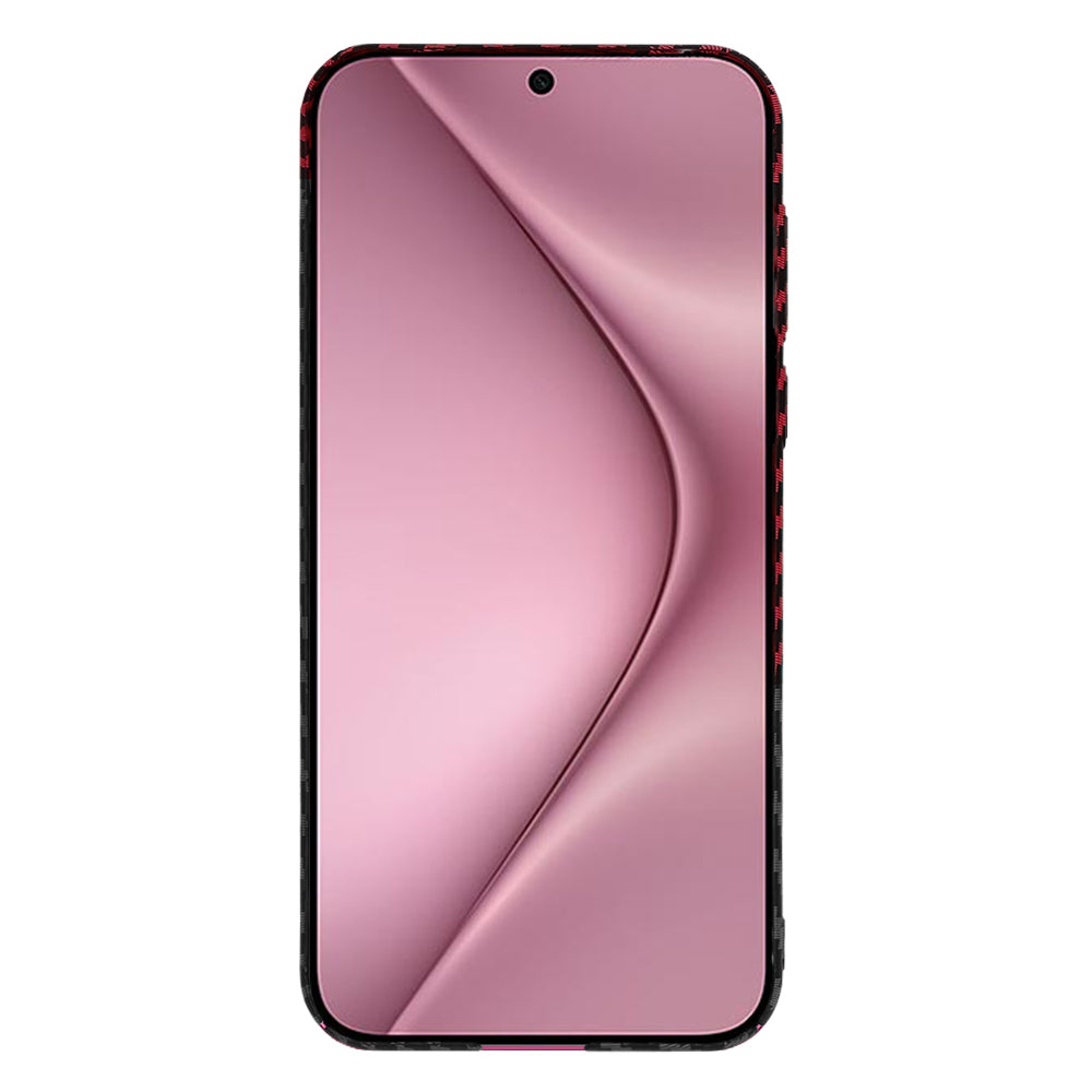 Puzdro pre Huawei Pura 70, Techsuit, Carbonite FiberShell, Čierno-červené