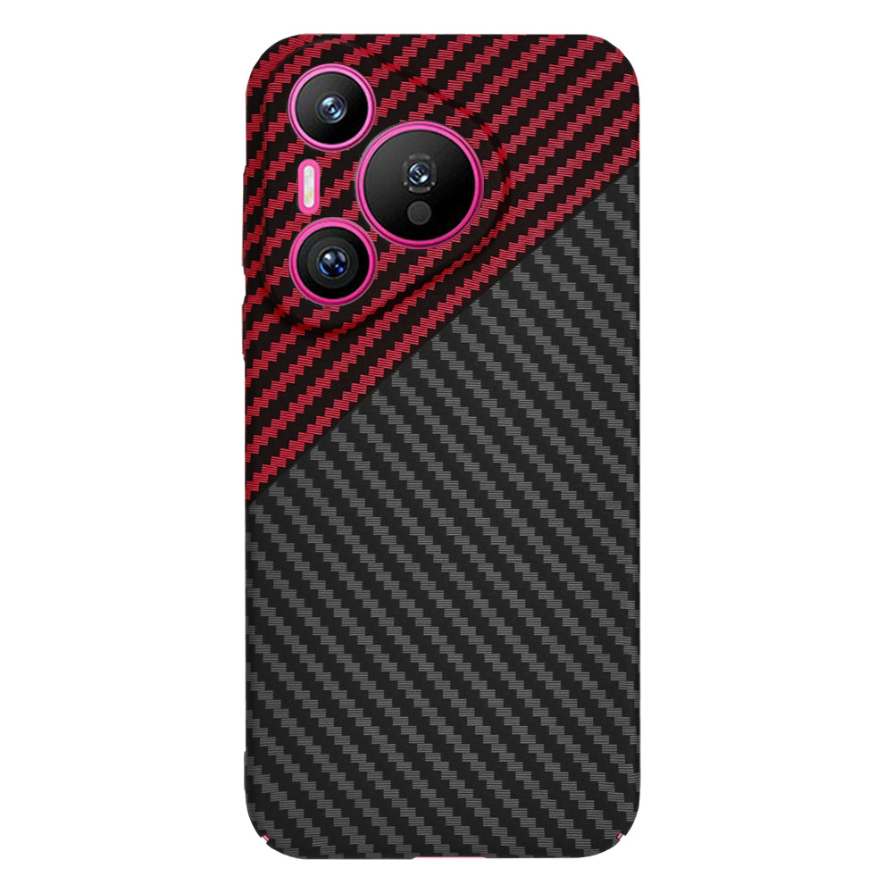 Puzdro pre Huawei Pura 70, Techsuit, Carbonite FiberShell, Čierno-červené