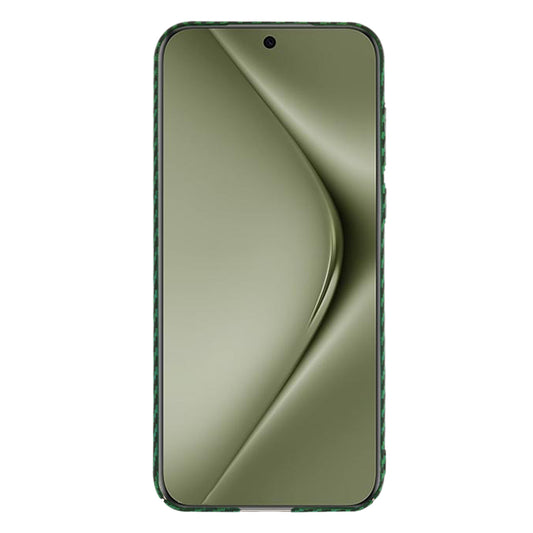 Puzdro pre Huawei Pura 70 Ultra, Techsuit, Carbonite FiberShell, Zelené