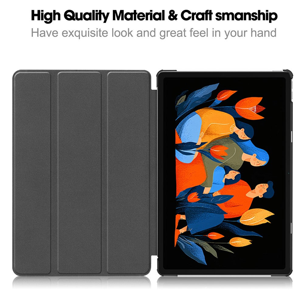 Puzdro pre Lenovo Idea Tab Plus, Techsuit, FoldPro, Ružovo Zlaté
