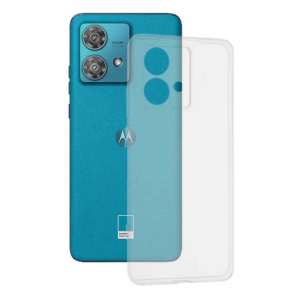 Puzdro pre Motorola Edge 40 Neo, Techsuit, Clear, Transparent