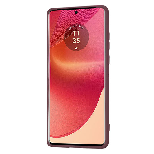 Puzdro pre Motorola Edge 50 Fusion, Techsuit, SoftFlex, Višňová