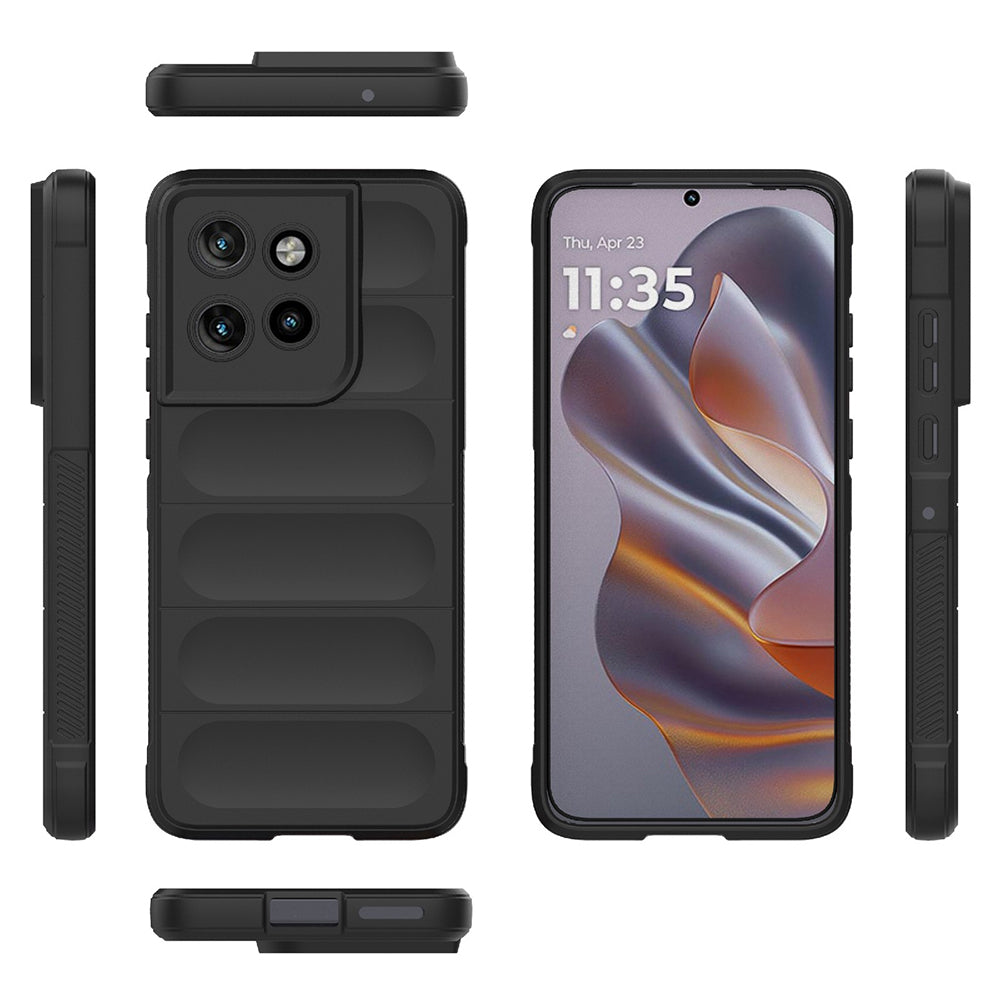 Puzdro pre Motorola Edge 60 Neo / Edge 50 Neo, Techsuit, Magic Shield, Čierna