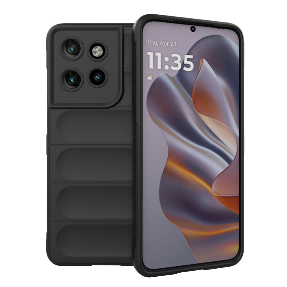 Puzdro pre Motorola Edge 60 Neo / Edge 50 Neo, Techsuit, Magic Shield, Čierna