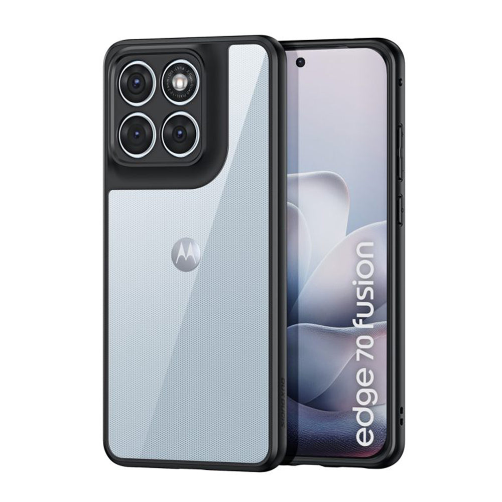 Puzdro pre Motorola Edge 70 Fusion, DUX DUCIS, Aimo, Čierne