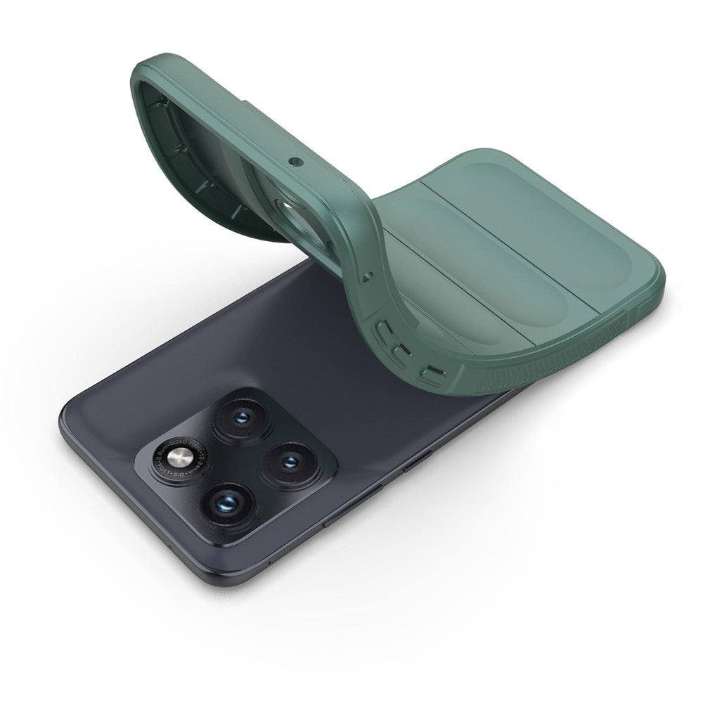 Puzdro pre Motorola Edge 70 Fusion, Techsuit, Magic Shield, Zelené