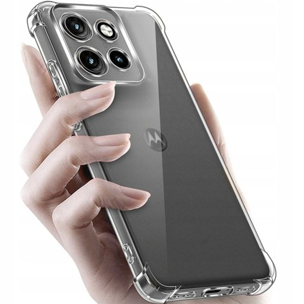 Puzdro pre Motorola Edge 70 Fusion, Techsuit, Shockproof Clear, Transparent