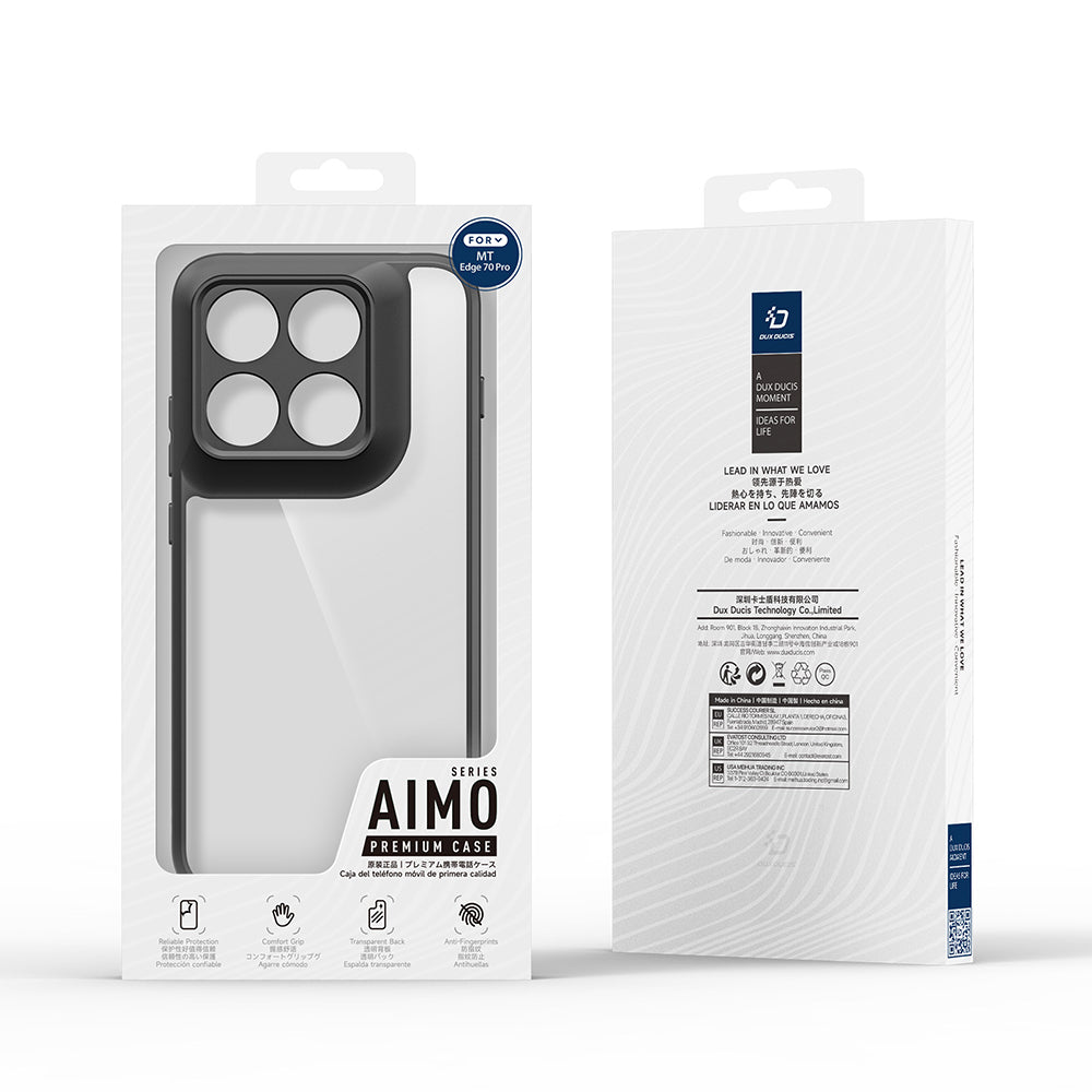 Puzdro pre Motorola Edge 70 Pro, DUX DUCIS, Aimo, čierne