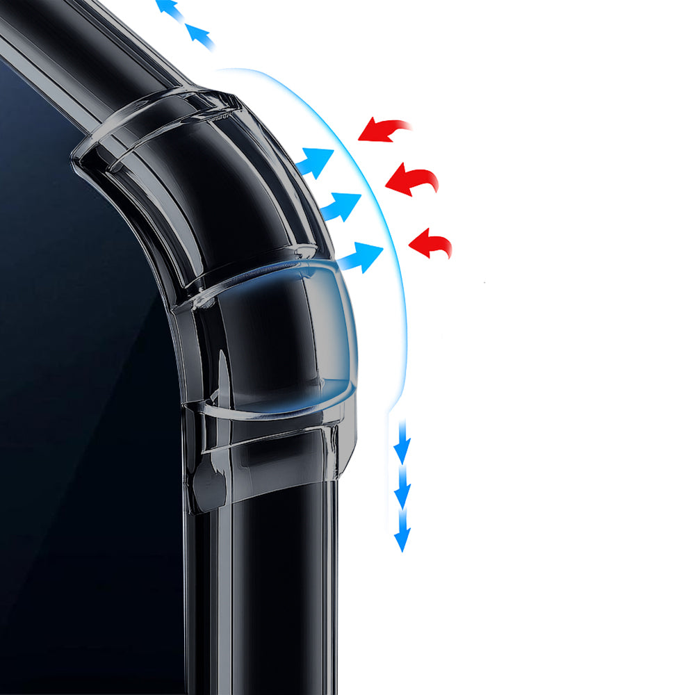 Obal na Motorola Edge 70 Pro, Techsuit, nárazuvzdorný priehľadný, transparentný