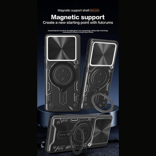 Puzdro pre Motorola Edge 70, Techsuit, CamGuard Pro, Ružovo Zlaté