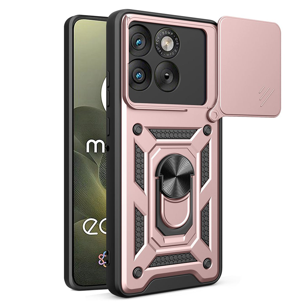 Puzdro pre Motorola Edge 70, Techsuit, CamShield, Ružovo Zlaté