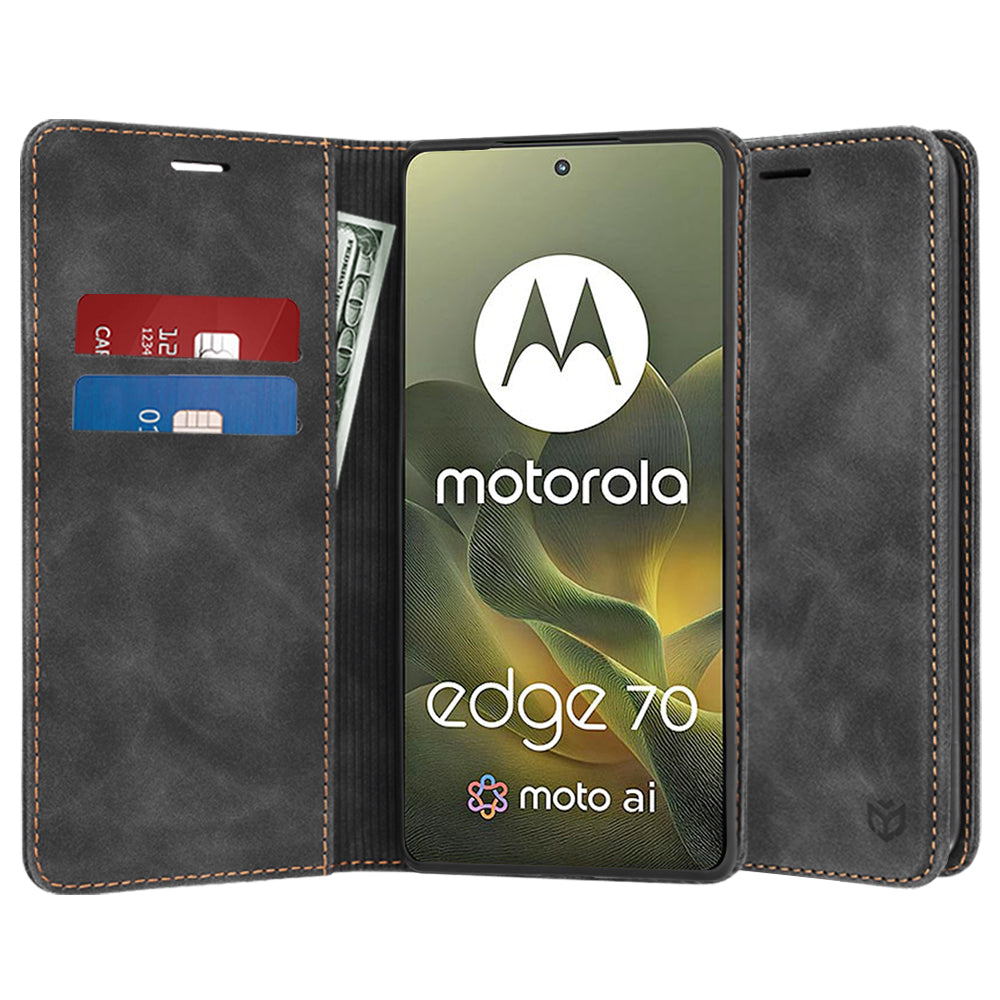Puzdro pre Motorola Edge 70, Techsuit, Confy, Čierne