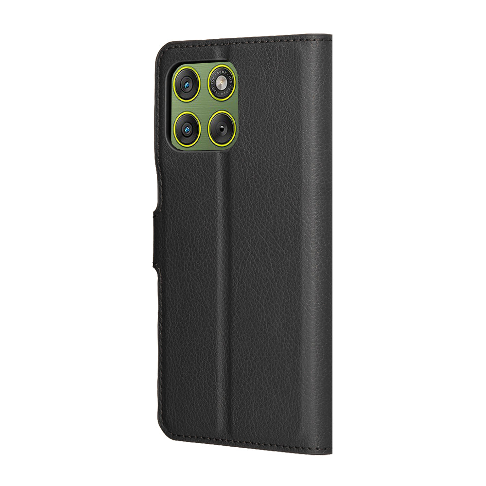 Puzdro pre Motorola Edge 70, Techsuit, Leather Folio, Čierne