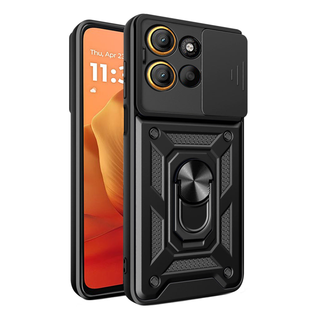 Puzdro pre Motorola Moto G15 / G15 Power, Techsuit, CamShield, Čierne