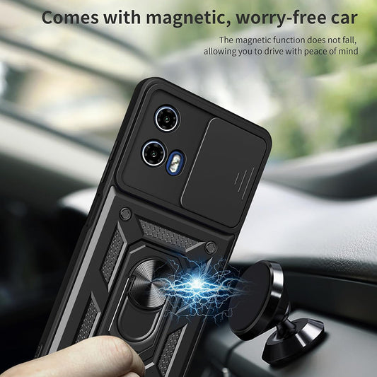 Puzdro pre Motorola Moto G15 / G15 Power, Techsuit, CamShield, Čierne