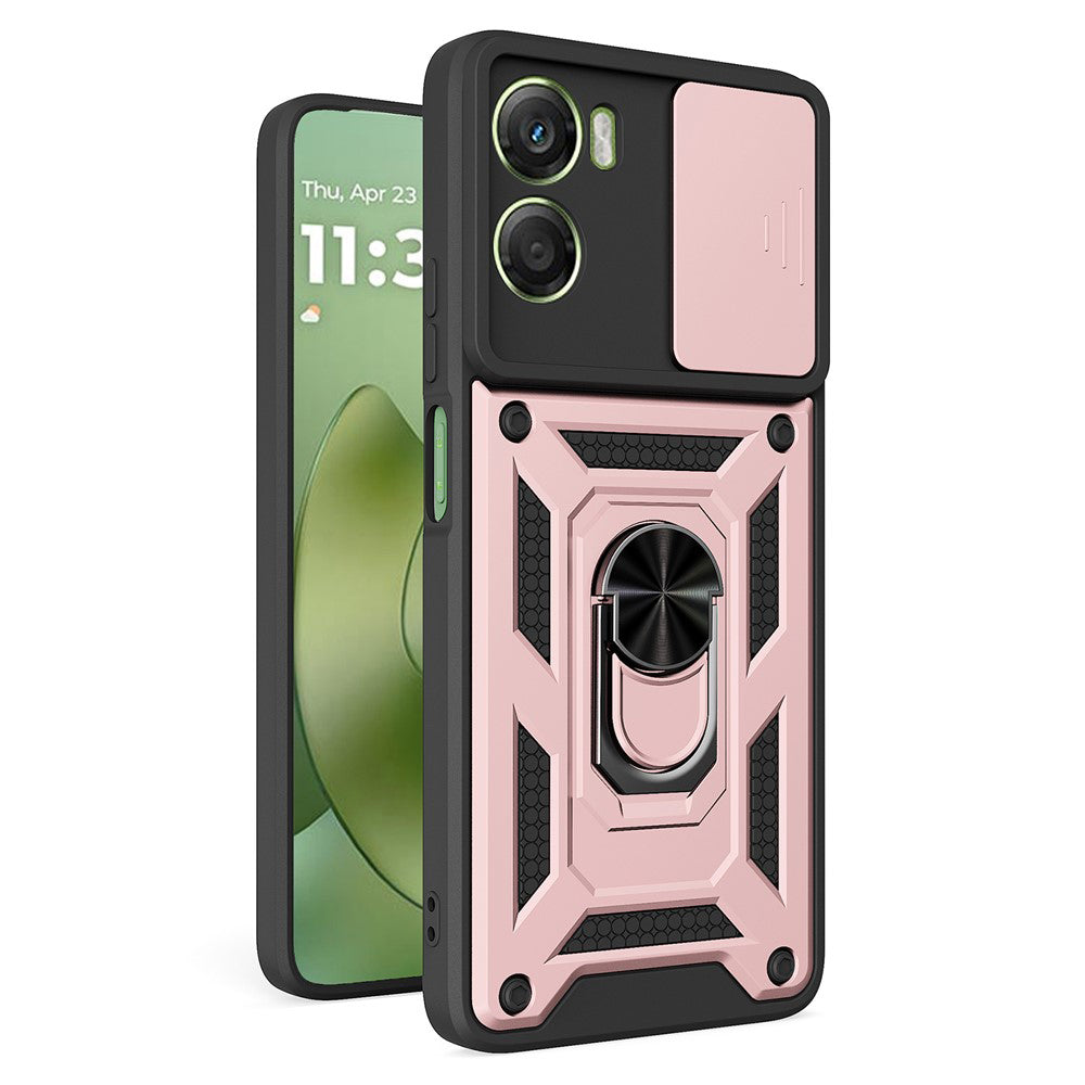 Puzdro pre Motorola Moto G06, Techsuit, CamShield, Ružovo Zlaté