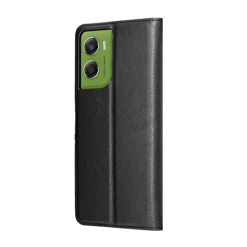 Puzdro pre Motorola Moto G06, Techsuit, Leather Folio, Čierne
