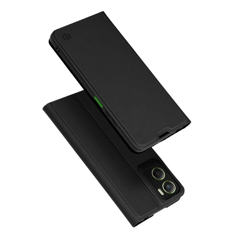 Case for Motorola Moto G06, Techsuit, Magskin Book, Black