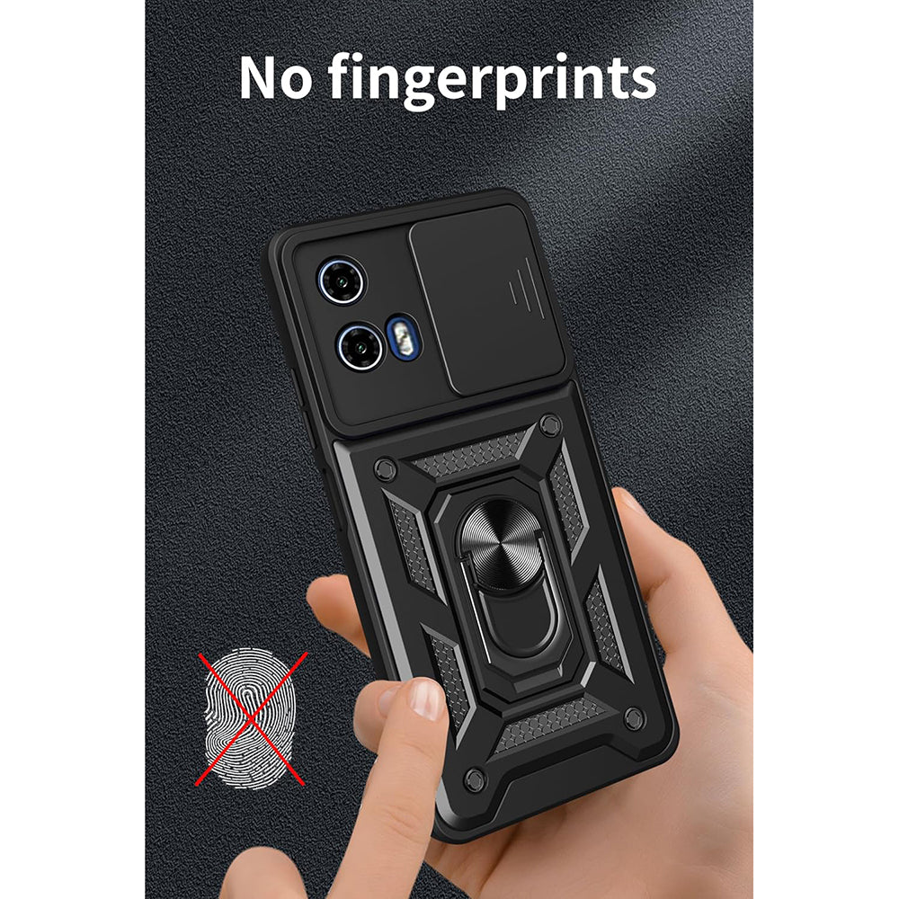 Puzdro pre Motorola Moto G15 / G15 Power, Techsuit, CamShield, Čierne
