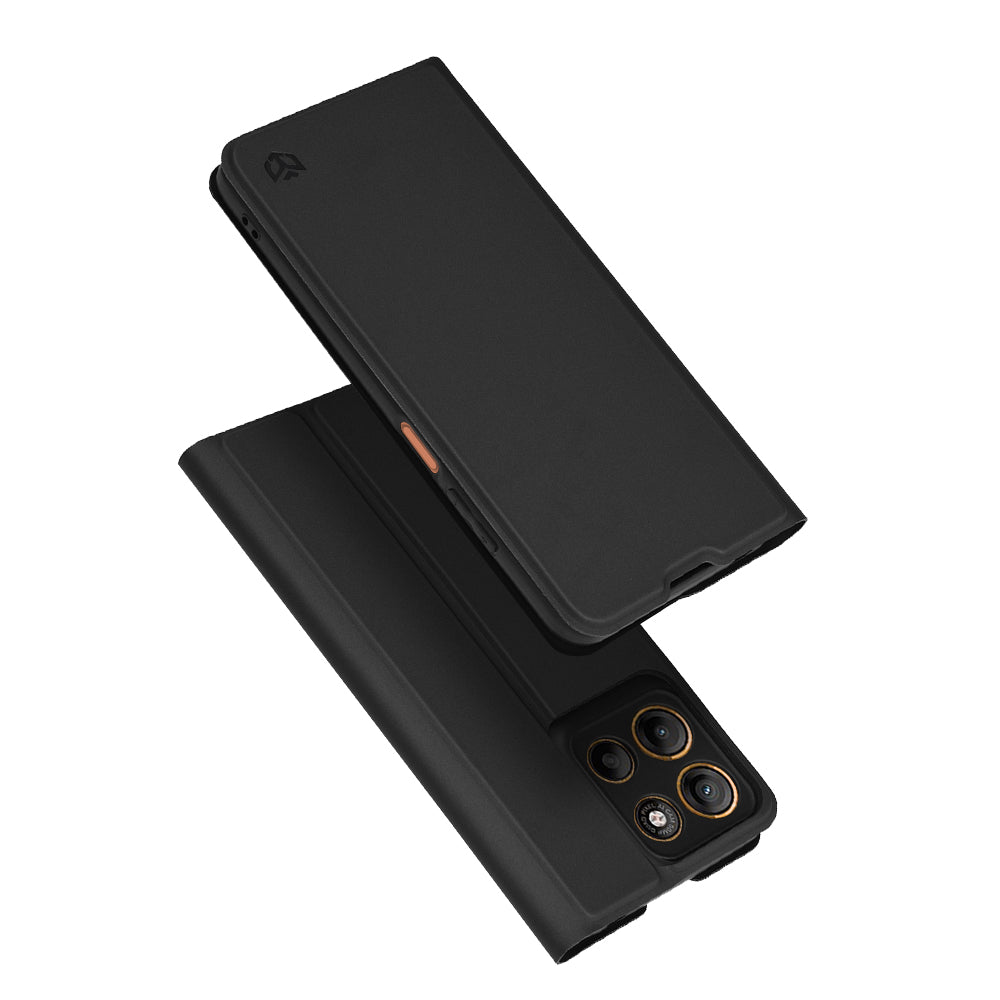 Puzdro pre Motorola Moto G15 / G15 Power, Techsuit, Magskin Book, Čierne