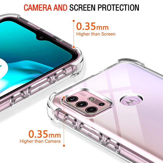 Obal na Motorola Moto G30 / G20 / G10, Techsuit, nárazuvzdorný priehľadný, transparentný
