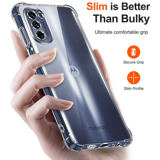 Obal na Motorola Moto G31 / G41, Techsuit, nárazuvzdorný priehľadný, transparentný