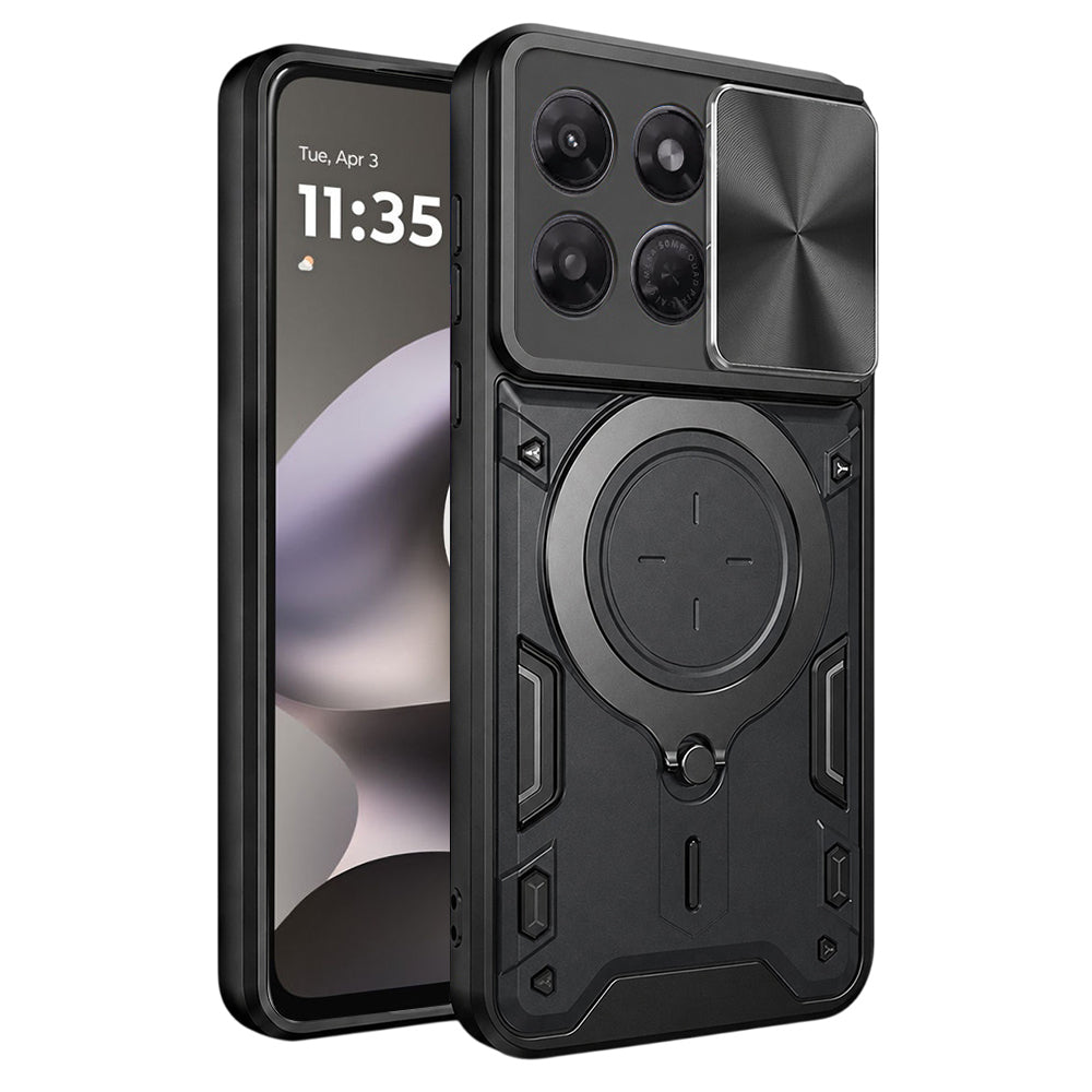 Puzdro pre Motorola Moto G37 Power, Techsuit, CamGuard Pro, Čierne