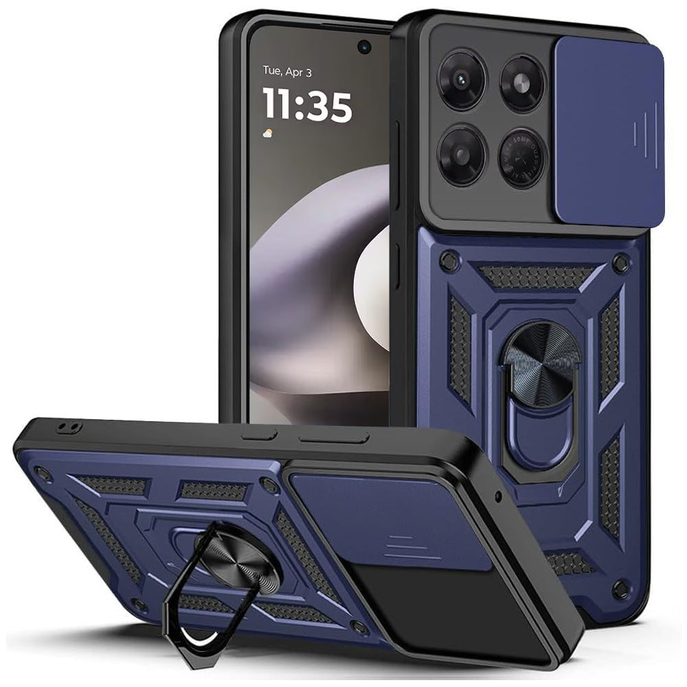 Puzdro pre Motorola Moto G37 Power, Techsuit, CamShield, Modré