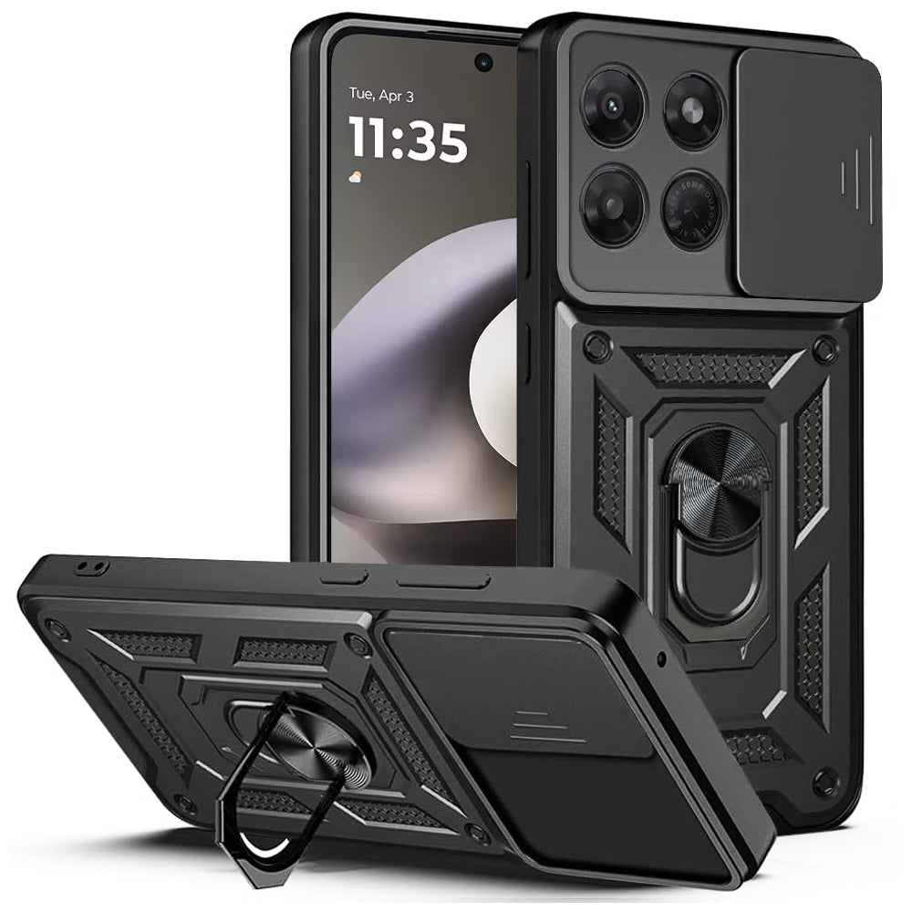 Puzdro pre Motorola Moto G37 Power, Techsuit, CamShield, Čierne