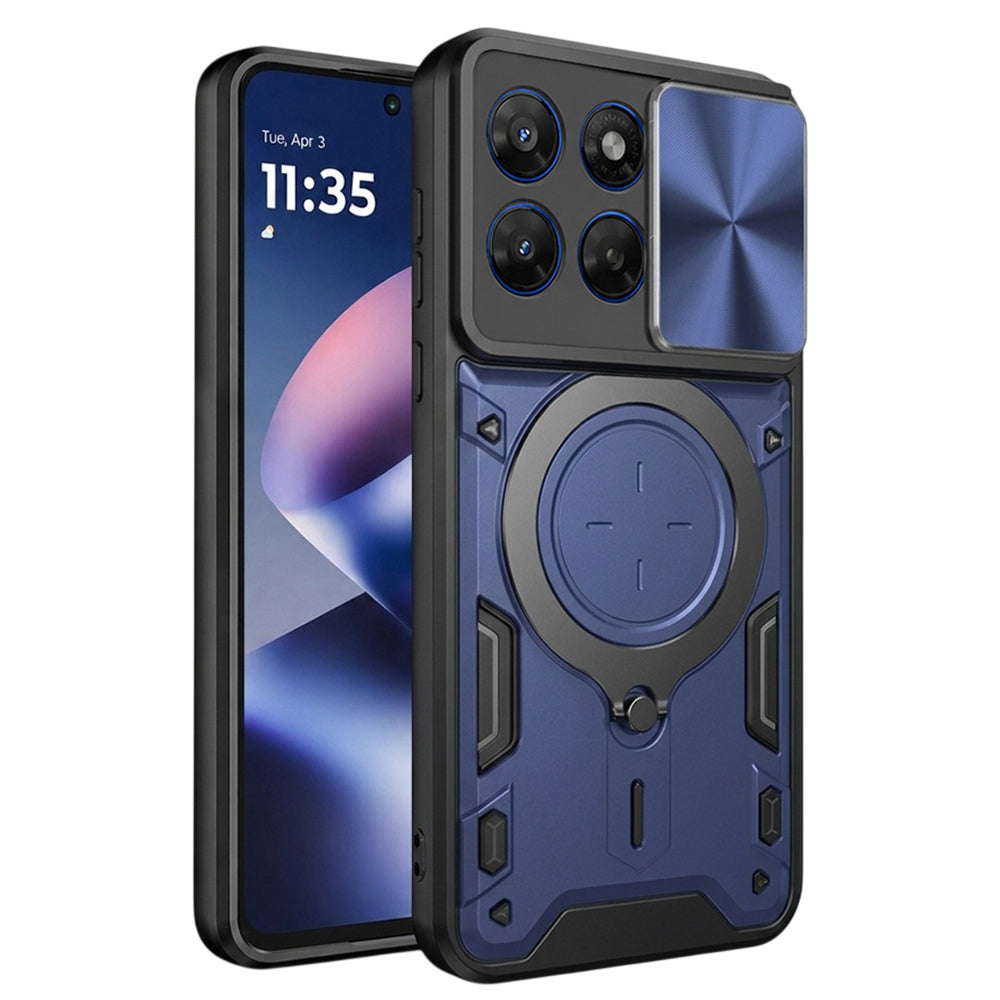 Puzdro pre Motorola Moto G47 / G37, Techsuit, CamGuard Pro, Modrá