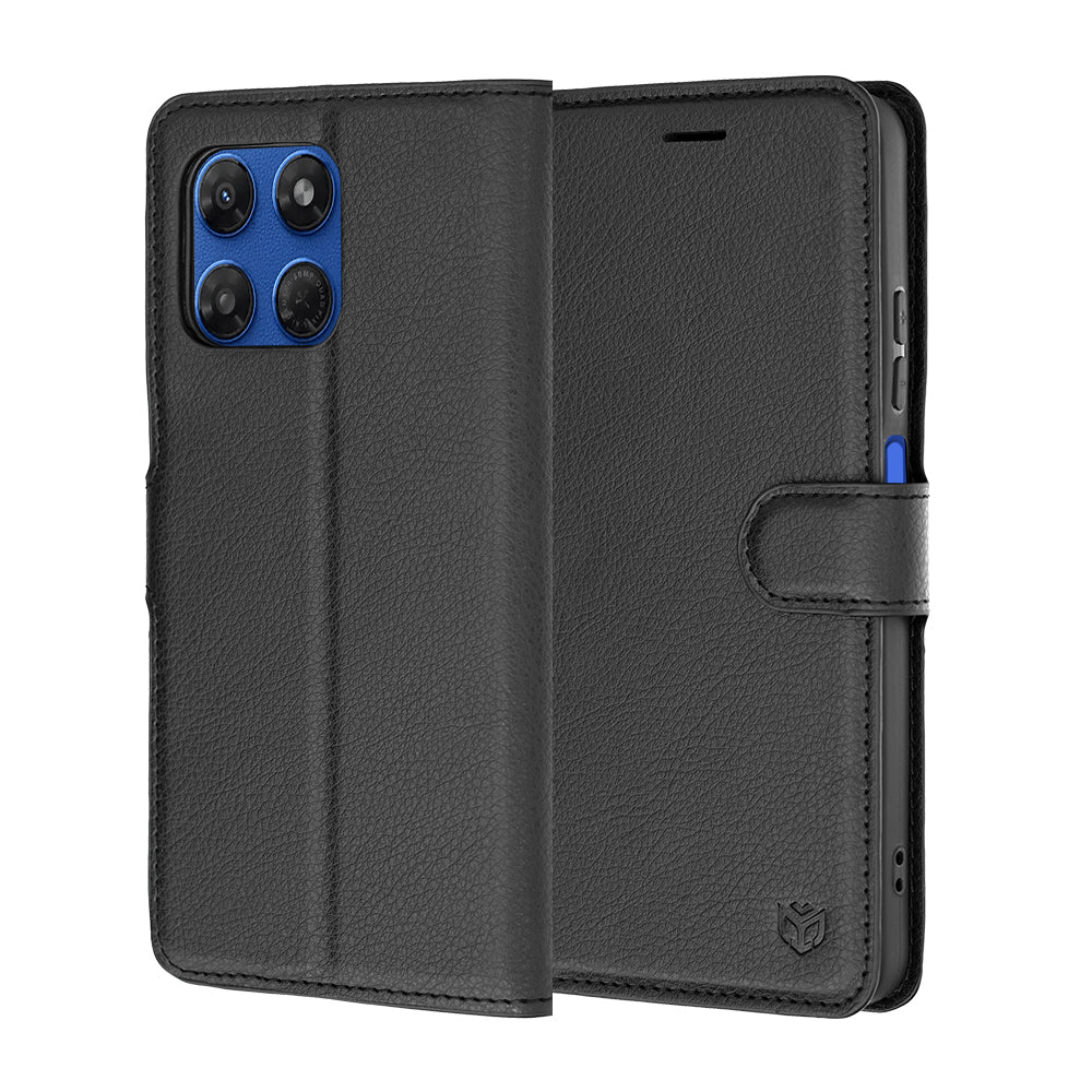 Puzdro pre Motorola Moto G47 / G37 Power / G37, Techsuit, kožené folio, čierne