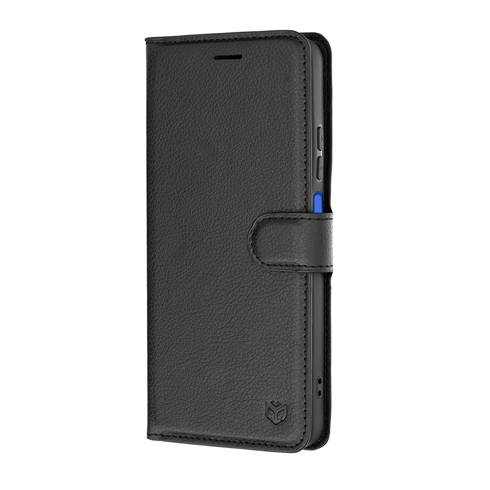 Puzdro pre Motorola Moto G47 / G37 Power / G37, Techsuit, kožené folio, čierne