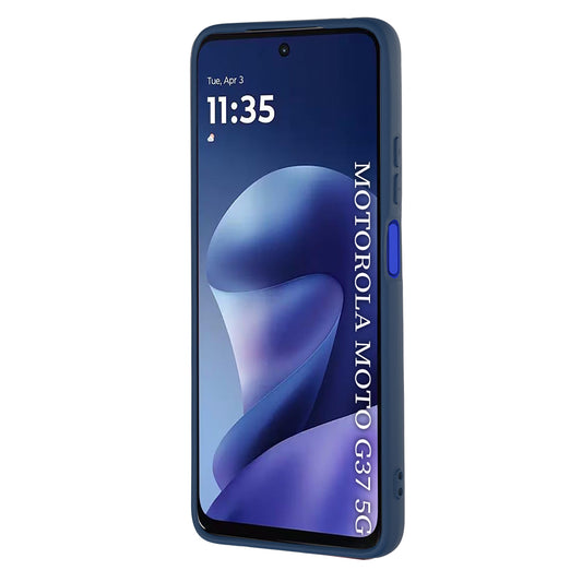 Puzdro pre Motorola Moto G47 / G37 Power / G37, Techsuit, SoftFlex, Tmavomodrá