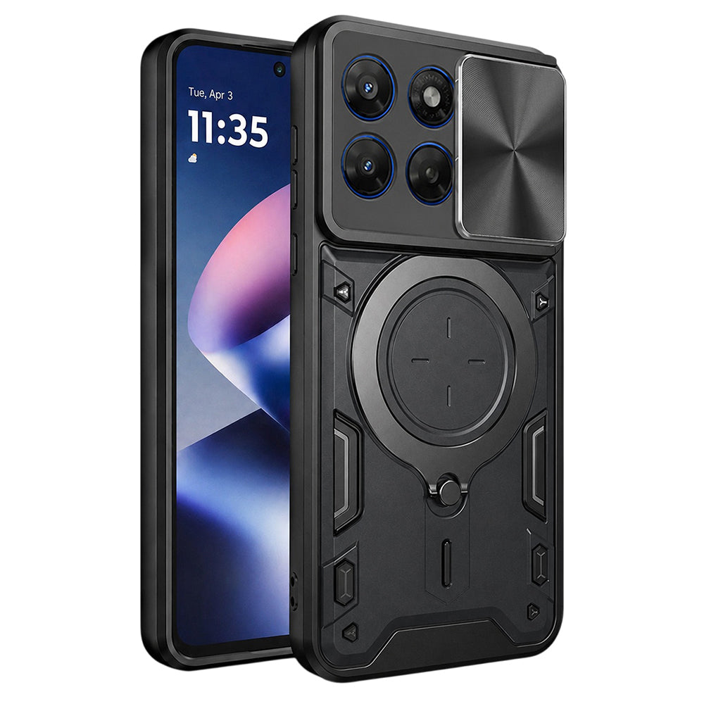 Puzdro pre Motorola Moto G47 / G37, Techsuit, CamGuard Pro, Čierne